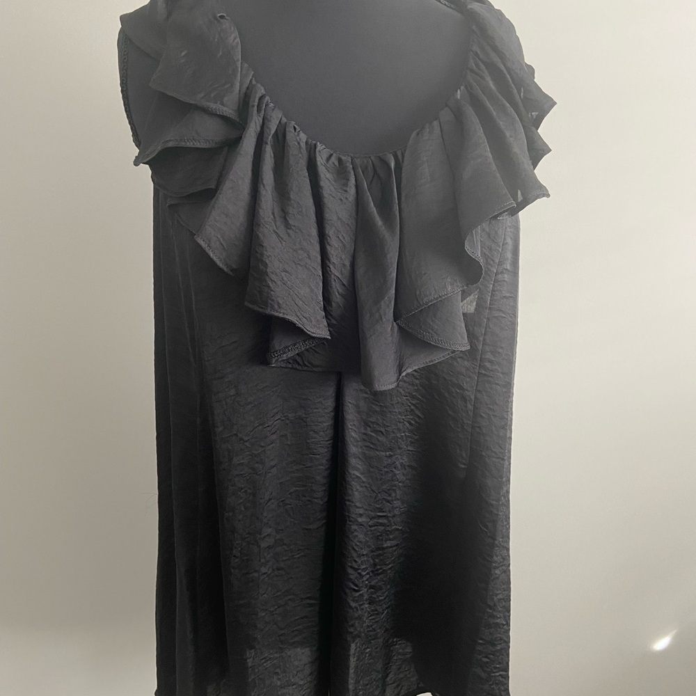 Milano Black Sleeveless Top